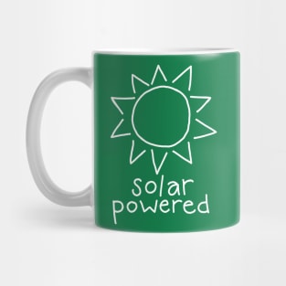 Solar Powered (white) Mug